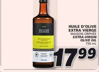 IGA Maison orphée extra-virgin olive oil offer