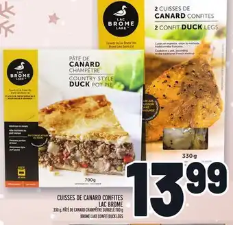 Metro Cuisses de canard confites lac brome | brome lake confit duck legs offer
