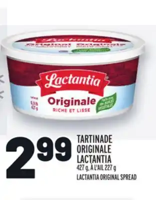 Metro Tartinade originale lactantia | lactantia original spread offer