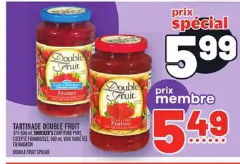 Metro Tartinade double fruit | double fruit spread offer