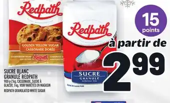 Metro Sucre blanc granulé redpath | redpath granulated white sugar offer