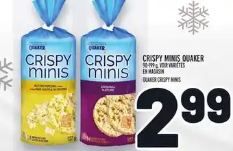 Metro Crispy minis quaker | quaker crispy minis offer