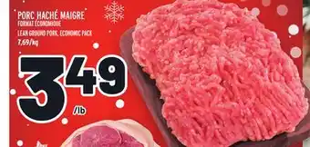 Metro Porc haché maigre | lean ground pork offer