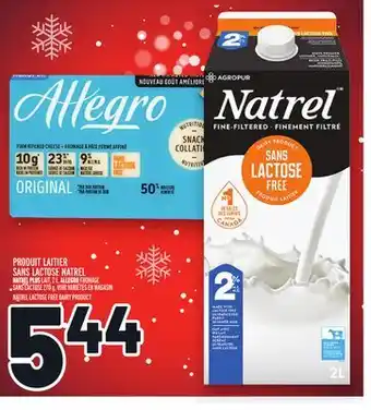 Metro Produit laitier sans lactose natrel | natrel lactose free dairy product offer