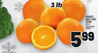 Metro Oranges navel sans pépins | seedless navel oranges offer