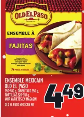Metro Ensemble mexicain old el paso | old el paso mexican kit offer