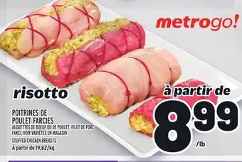 Metro Poitrines de poulet farcies | stuffed chicken breasts offer