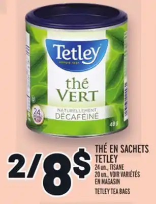 Metro Thé en sachets tetley | tetley tea bags offer