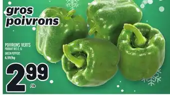 Metro Poivrons verts | green peppers offer