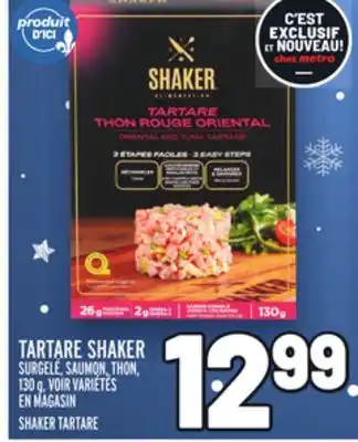 Metro Tartare shaker | shaker tartare offer