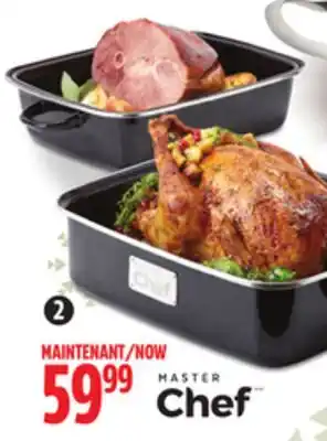 Canadian Tire Master chef 16 double roaster with rack offer