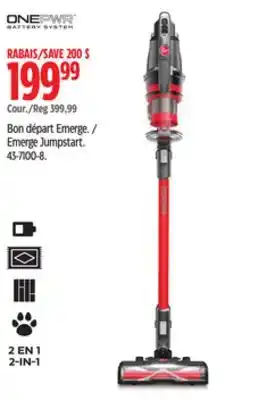 Canadian Tire Hoover emerge jumpstart offer