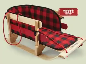 Canadian Tire Era traditional baby sleigh with pad and wear bars offer