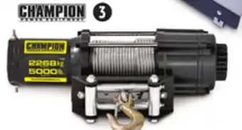 Canadian Tire Champion power equipment 5000-lb atv/utv winch kit offer