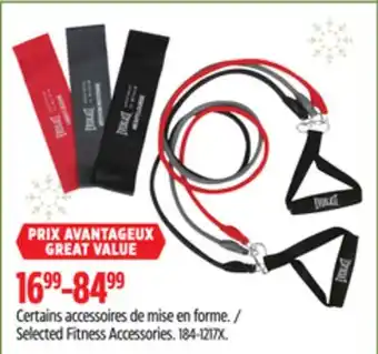 Canadian Tire Everlast selected fitness accessories offer