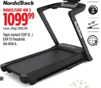 Canadian Tire Nordictrack exp 51 treadmill offer