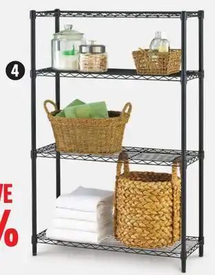 Canadian Tire 3-tier wire shelf offer