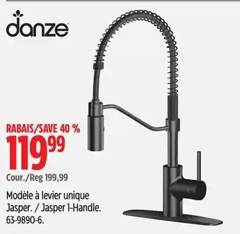 Canadian Tire Danze jasper 1-handle kitchen faucet offer