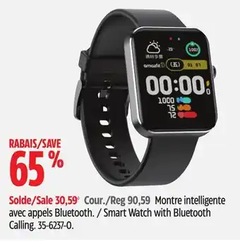 Canadian Tire Smart watch with bluetooth calling offer