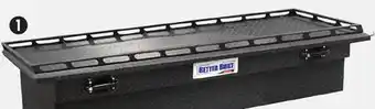 Canadian Tire Sec low profile crossover truck box with rails, black offer