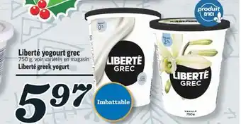 Marché Richelieu Liberté yogourt grec | liberté greek yogurt offer