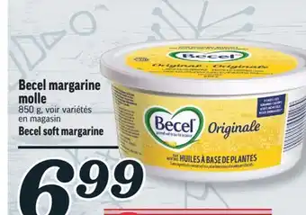 Marché Richelieu Becel margarine molle | becel soft margarine offer