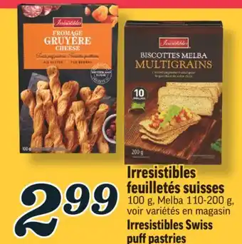 Marché Richelieu Irresistibles feuilletés suisses | irresistibles swiss puff pastries offer