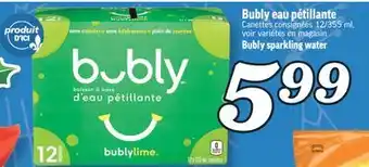 Marché Richelieu Bubly eau pétillante | bubly sparkling water offer