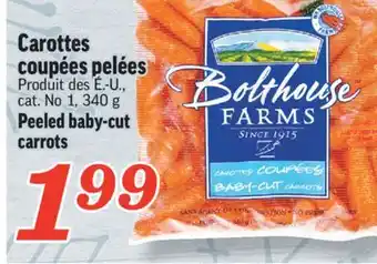Marché Richelieu Carottes coupées pelées | peeled baby-cut carrots offer