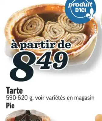 Marché Richelieu Tarte | pie offer