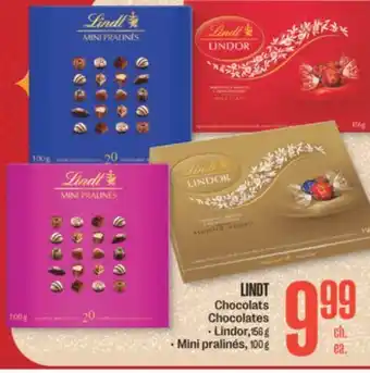 Jean Coutu Lindt chocolates offer