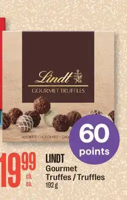 Jean Coutu Lindt gourmet truffes offer
