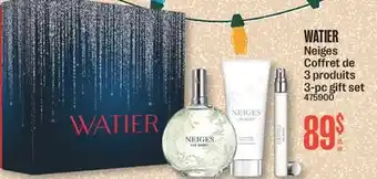 Jean Coutu Watier neiges 3-pc gift set offer