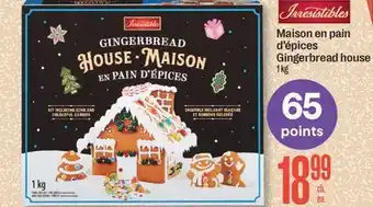 Jean Coutu Irresistibles gingerbread house offer