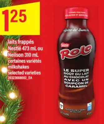 Maxi Laits frappés nestlé 473 ml ou neilson 310 ml offer