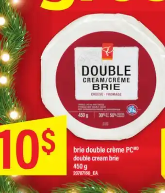 Maxi Brie double crème pcmdmd double cream brie, 450 g offer
