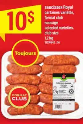 Maxi Saucisses royal offer