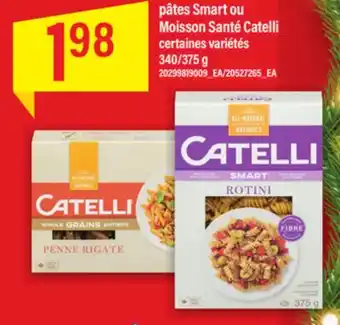 Maxi Pâtes smart ou moisson santé catelli, 340/375 g offer