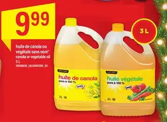 Maxi Huile de canola ou végétale sans nom offer