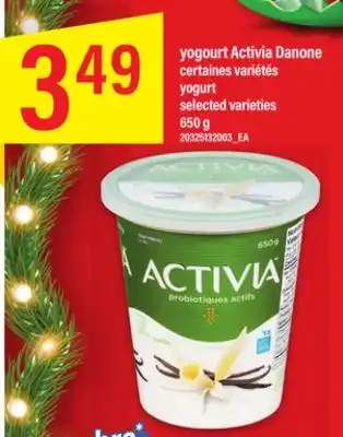 Maxi Yogourt activia danone, 650 g offer