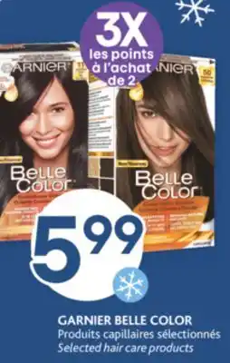 Brunet Garnier belle color produits capillaires sélectionnés offer