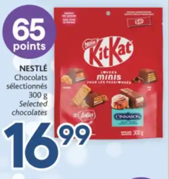 Brunet Nestlé chocolats sélectionnés offer