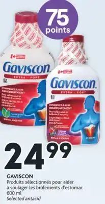 Brunet Gaviscon produits sélectionnés pour aider à soulager les brûlements d'estomac offer