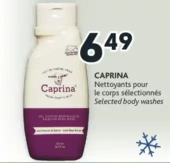 Brunet Caprina nettoyants pour le corps sélectionnés offer