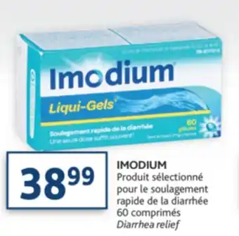 Brunet Imodium produit sélectionné pour le soulagement rapide de la diarrhée offer