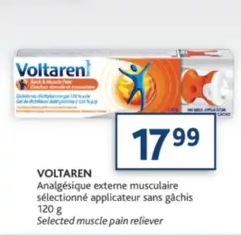 Brunet Voltaren analgésique externe musculaire sélectionné applicateur sans gâchis offer