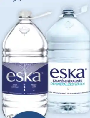 Brunet Eska eau de source naturelle ou déminéralisée sélectionnée offer