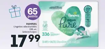 Brunet Pampers lingettes sélectionnées offer