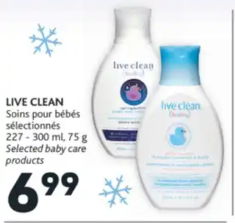 Brunet Live clean soins pour bébés sélectionnés offer