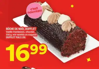 Super C Bûche de noël dufflet | dufflet yule log offer